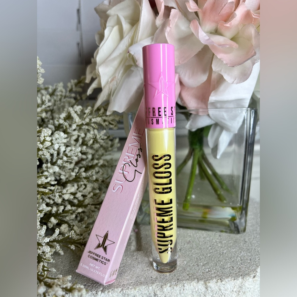 NIB - Jeffree Star - Supreme Gloss Urethra - Pale Yellow